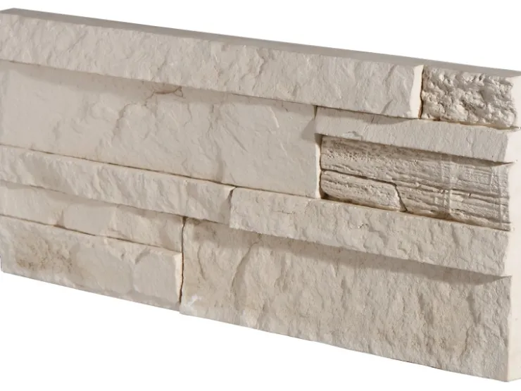 Akustikpaneele|Verblender* Stegu Verblender Creta Gips 20 cm x 50 cm Beige