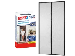 Tesa Terrassentüren^Magnetvorhang Selbstschließender 1,20 m x 2,40 m Anthrazit