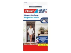 Tesa Terrassentüren^Magnetvorhang Selbstschließender 1,20 m x 2,40 m Anthrazit