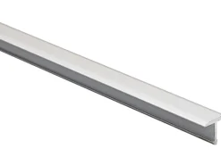 Arcansas Fliesenzubehör^T-Fugenprofil Alu eloxiert matt 9 mm x 0,9 m Silber