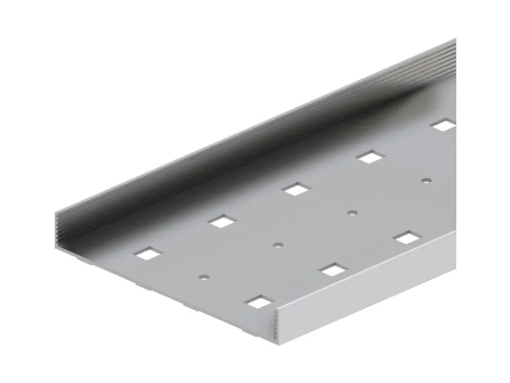 TraumGarten Entwässerungsrinnen^Drainagerinne Alu DreamDeck 20 mm x 144 mm x 2000 mm