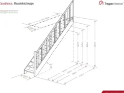 Treppen Intercon Innentreppen^Holztreppe Casablanca Raumspartreppe Fichte Massiv Naturbelassen Gerade Mit 60 cm Treppenbreite Einseitiges Geländer Ohne Setzstufen