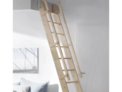 Treppen Intercon Innentreppen^Raumspartreppe Easy Step Massivholz Fichte Beidseitiges Geländer