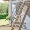 Treppen Intercon Innentreppen^Raumspartreppe Living für 245 - 285 cm Geschosshöhe Holztreppe Fichte Beidseitiges Geländer