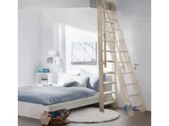 Treppen Intercon Innentreppen^Raumspartreppe Easy Step Massivholz Buche Einseitiges Geländer