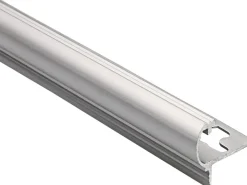 Arcansas Fliesenzubehör^Treppenprofil Alu eloxiert matt 10 mm x 2,7 m Silber