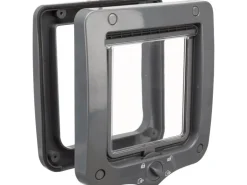 Terrassentüren|Wohnungseingangstüren*Trixie 4-Wege Freilauftür 20 cm × 22 cm Grau
