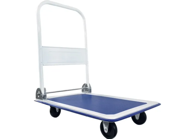 Tronitechnik Bauzubehör|Baugeräte^Transportwagen Plattformwagen klappbar - 150 kg Tragkraft mit Antirutschbeschichtung - Ladefläche 72x48 cm