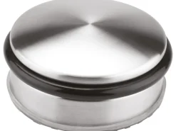 Türstopper^Türstopper Edelstahl Flach Ø 100 mm x 45 mm
