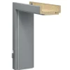 GetaDoor Türdichtungen^Türzarge Brilant Soft Klassikgrau 198,5 cm x 86 cm x 8 cm DIN R