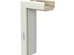GetaDoor Türdichtungen^Türzarge CPL Arctic Weiß ähnl. RAL 9016 (GL222) 98,5 cm x 198,5 cm x 33 cm Re