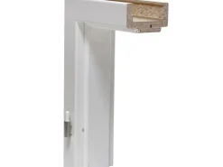 Türzargen|Türdichtungen*GetaDoor Türzarge CPL Arctic Weiß ähnl. RAL 9016 (GL222) 86,0 cm x 198,5 cm x 12,5 cm Re