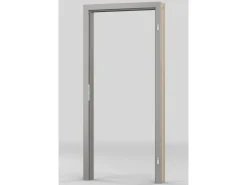 Türzargen*GetaDoor Türzarge CPL Grau (GL446) 73,5 cm x 198,5 cm x 10,0 cm Anschlag L Kitt grau