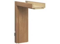 GetaDoor Terrassentüren^Türzarge Dekor Risseiche (GA34) 73,5 cm x 198,5 cm x 10 cm Links und Rechts