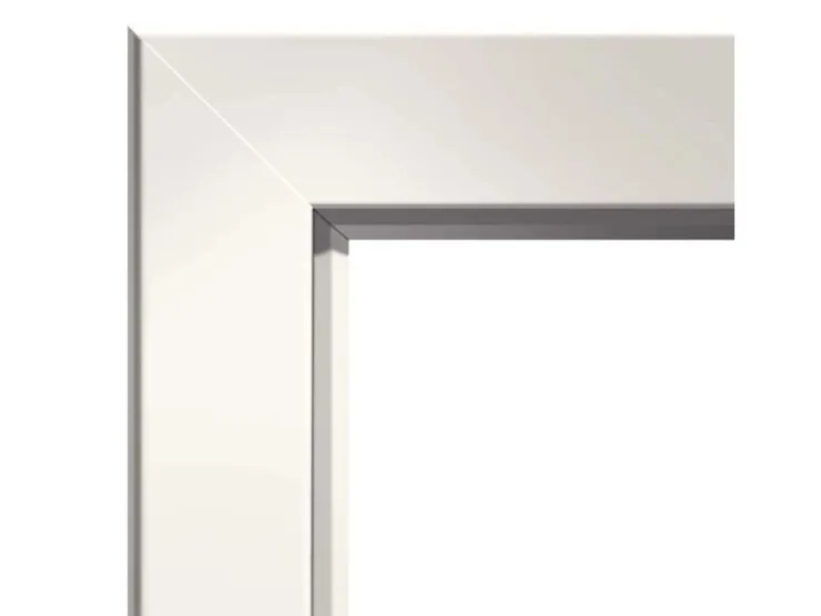 Türzargen|Türdichtungen*GetaDoor Türzarge Dekor Weiß ähnl. RAL 9010 (GA24) 86,0 cm x 198,5 cm x 14,5 cm Li und Re