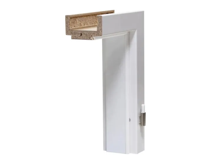 Türzargen|Türdichtungen*GetaDoor Türzarge Dekor Weiß ähnl. RAL 9010 (GA24) 86,0 cm x 198,5 cm x 14,5 cm Li und Re