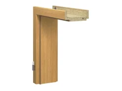 Türstopper|Türdichtungen*GetaDoor Türzarge GA30 Dekor Holznachbildung Eiche Hell 61 x 198,5 x 31 cm Anschlag L/R