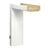 Türzargen|Türdichtungen*GetaDoor Türzarge GL22R CPL Esche Pore Weiß 73,5 cm x 198,5 cm x 20,5 cm Anschlag L