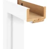 Classen Türdichtungen^Türzarge RAL 9003 Weiß lackiert 86 cm x 198,5 cm Wandstärke 14-16 cm Anschlag R