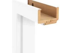Classen Türdichtungen^Türzarge RAL 9003 Weiß lackiert 86 cm x 198,5 cm Wandstärke 14-16 cm Anschlag R