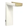 GetaDoor Terrassentüren^Türzarge Weiß lackiert ähnl. RAL 9010 61,0 cm x 198,5 cm x 20,5 cm Li