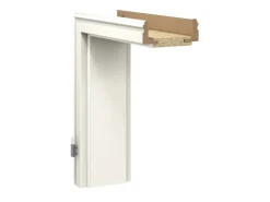 Türzargen*GetaDoor Türzarge Weiß lackiert ähnl. RAL9016 profiliert 86 cm x 198,5 cm x 14,5 cm Re