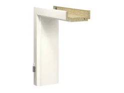 Türzargen*GetaDoor Türzarge Weiß lackiert ähnl. RAL 9010 86,0 cm x 198,5 cm x 14,5 cm Re