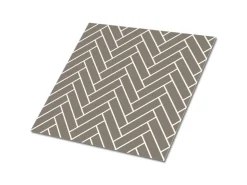 Wandfliesen^Tulup PVC Fliesen Selbstklebende 30 cm x 30 cm Set von 9 Klassische Klebefliesen Vinyl Bodenfliesen Klebefliesen für Küche Fischgrät Beige