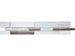 Bordüren - Fliesen^Vabene Bordüre Starlight Bianco 5,2 cm x 30 cm Weiß