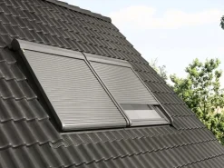 Dachfenster*Velux Elektro-Rollladen SML PK06 0000S Alu. Dunkelgrau 94 cm x 118 cm