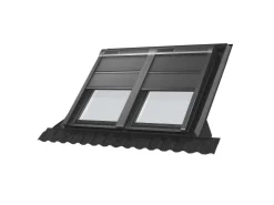 Dachfenster*Velux Hitzeschutz-Markise Elektrisch Solar & Verdunkelung SSS YK97 0000S Schwarz