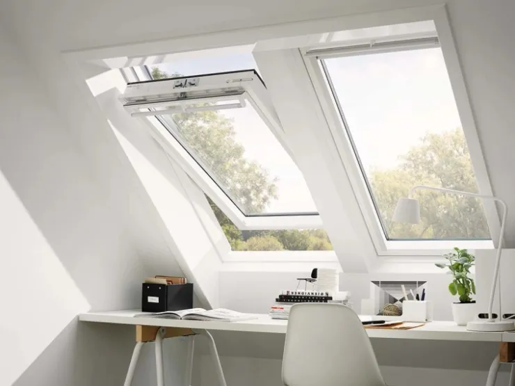 Badlüfter|Dachfenster*Velux Schwingfenster GGU SK06 0062 Polyurethan 114 cm x 118 cm