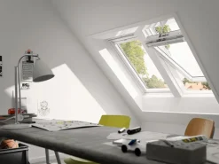 Velux Fenster-Zubehör^Solarfenster GGU Integra Weiß Lackiert Thermo Alu 160 cm x 94 cm