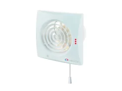 Badlüfter* VENTS Axialer Abluftventilator Für Wand Quiet 100 V Mit Zugschalter