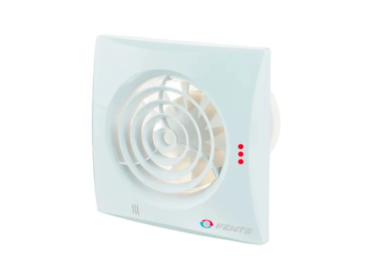 Rohrventilatoren|Badlüfter* VENTS Axialer Abluftventilator Für Wand & Decke Quiet 150 T Mit Nachlauf