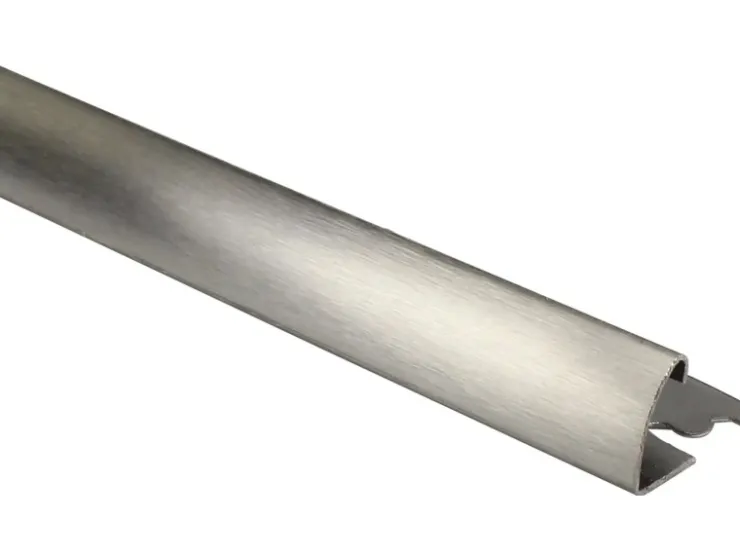 Fliesenzubehör*Arcansas Viertelkreis-Abschlussprofil 8 mm x 2,5 m Edelstahl Gebürstet