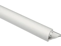 Arcansas Wandfliesen|Fliesenzubehör^Viertelkreis-Abschlussprofil Alu eloxiert 8 mm x 2,7 m Silber Matt