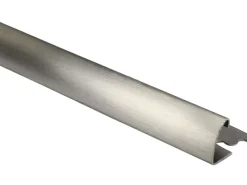 Arcansas Wandfliesen|Fliesenzubehör^Viertelkreis-Abschlussprofil 8 mm x 1 m Edelstahl Gebürstet