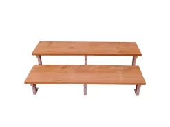 Vinuovo Holzbefestigungen^Gartentreppe Stahl Bali 2 Bankirai Hartholz Stufen 140cm