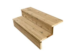 Vinuovo Außentreppen^Terrassentreppe 2 Stufen 100cm mit Setzstufen