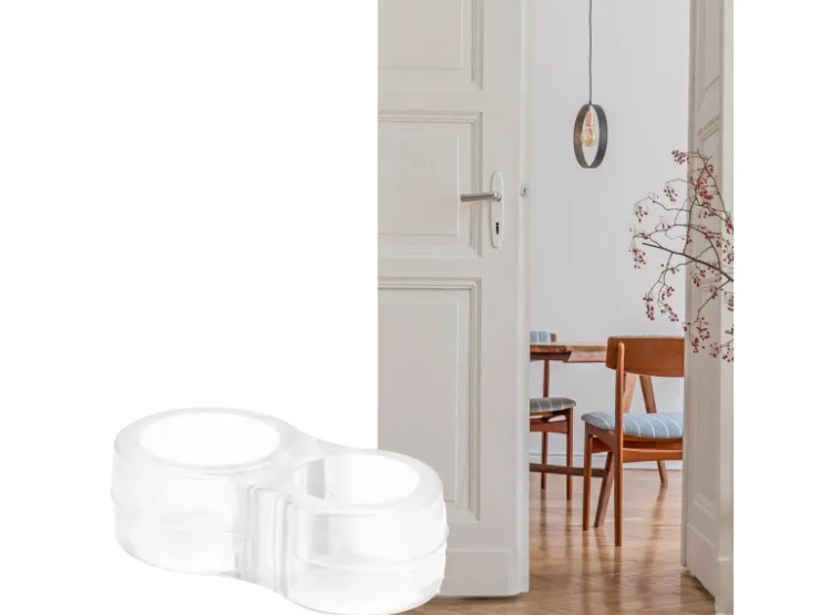 Wagner design yourself Türstopper^Wagner Türpuffer Doppelring 45 mm x 25 mm x 15 mm Transparent