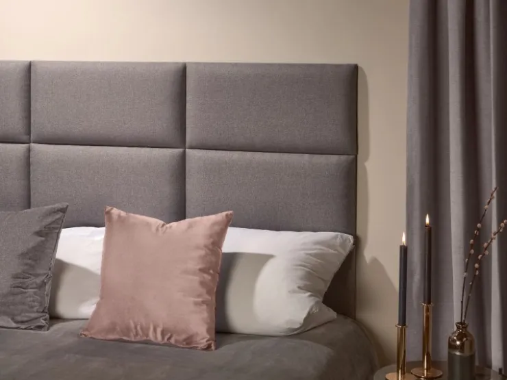 Akustikpaneele|Dekor-Paneele^Wandkissen Bolster 120 cm x 15 cm Struktur Dunkelgrau