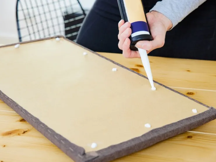 Akustikpaneele|Dekor-Paneele^Wandkissen Bolster 120 cm x 15 cm Struktur Dunkelgrau