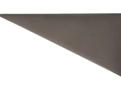 Akustikpaneele|Dekor-Paneele* Wandkissen Dreieck 15 cm x 30 cm Samt Dunkelgrau
