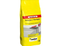 Ausgleichsmassen*Saint-Gobain Weber Weber Baugips/Stuckgips Weiß 5 kg