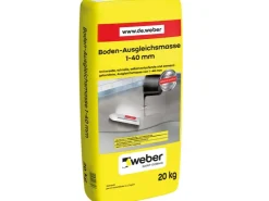 Saint-Gobain Weber Mörtel|Ausgleichsmassen^Weber Boden-Ausgleichsmasse 1 - 40 mm Ausgleichshöhe Selbstverlaufend 20 kg