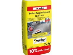 Saint-Gobain Weber Ausgleichsmassen^Weber Boden-Ausgleichsmasse bis 60 mm 22 kg