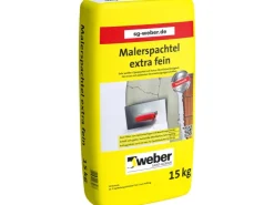Ausgleichsmassen*Saint-Gobain Weber Weber Malerspachtel extra fein Weiß 15 kg