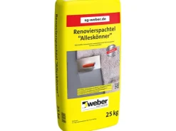 Mörtel|Putze*Saint-Gobain Weber Weber Renovierspachtel Alleskönner Filzputz/Feinputz 25 kg