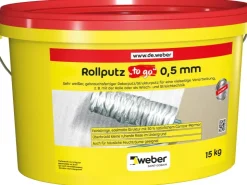 Mörtel|Putze*Saint-Gobain Weber Weber Rollputz to go 15 kg